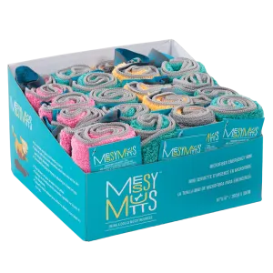 Messy Mutts - 20pc Microfiber Emergency Mini Towel Counter Display
