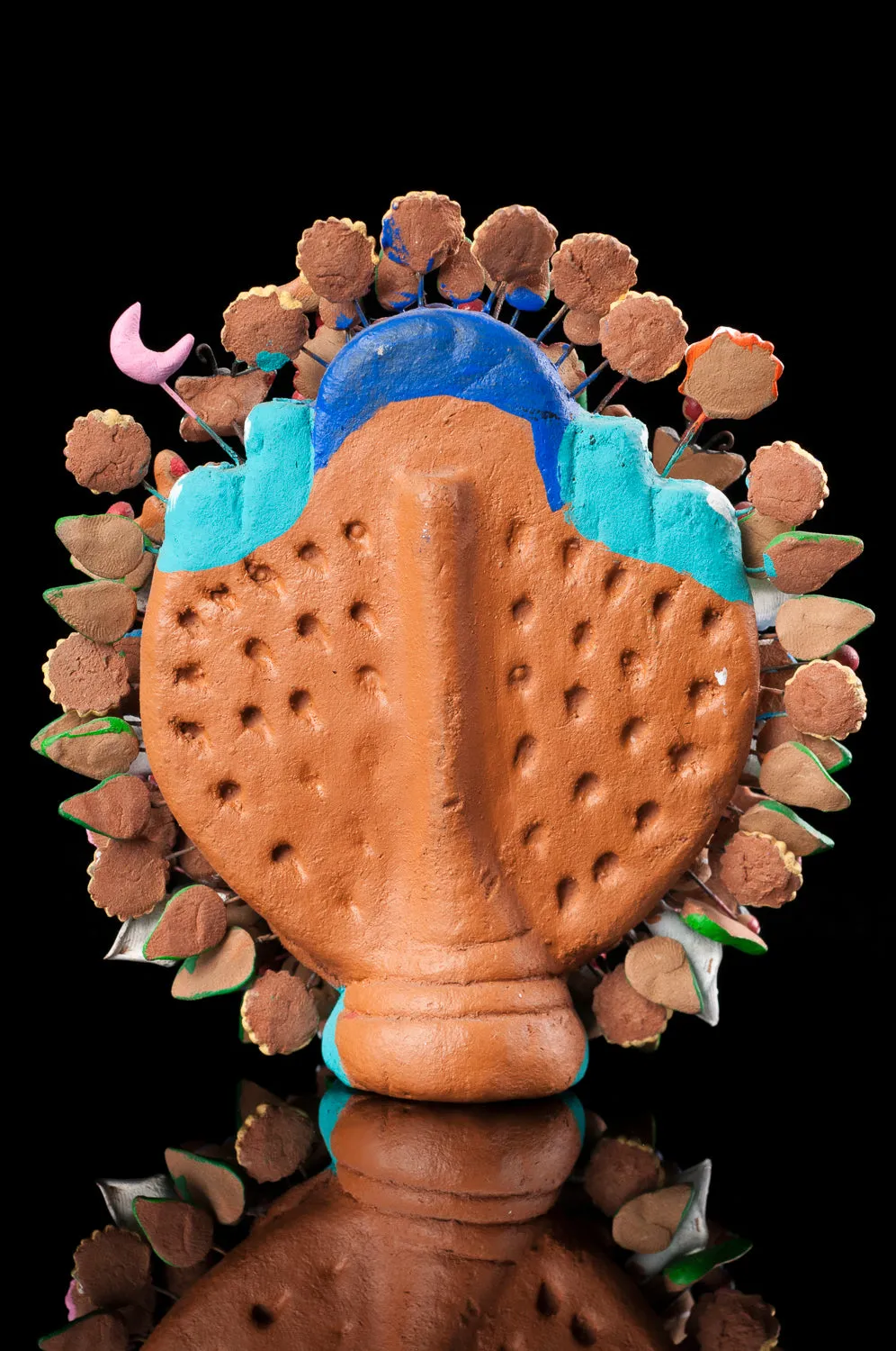 Miniature Nativity Mexican Tree of Life from Metepec