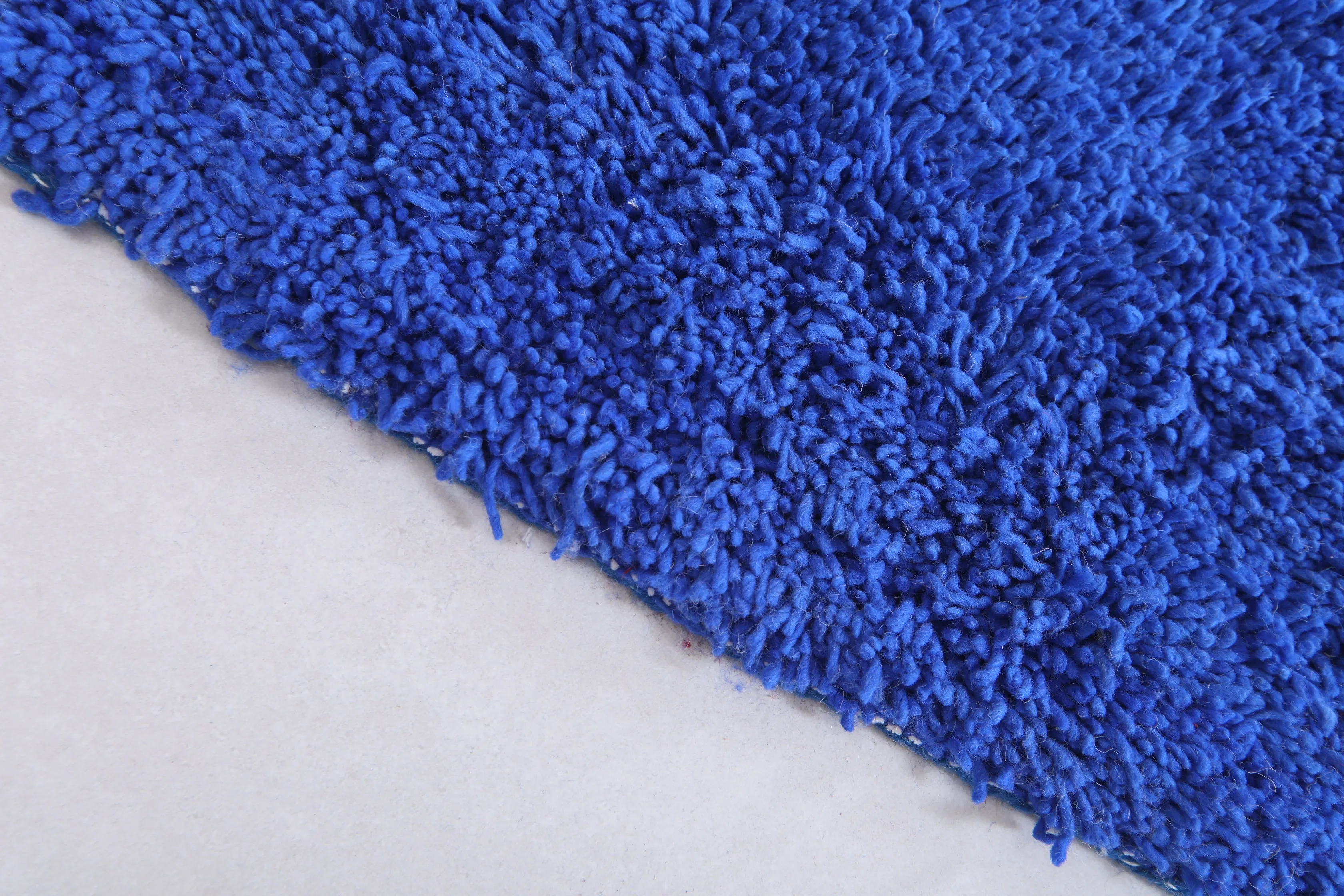 Moroccan Rug - Deep Blue Runner 2ft x 9.9ft