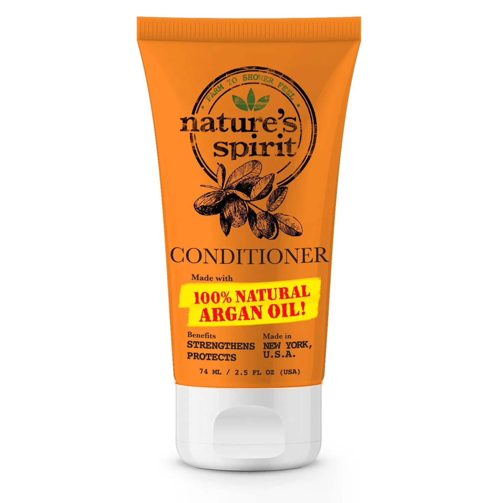 Nature's Spirit Strengthening Argan Oil Conditioner Travel Size 2.5 oz.