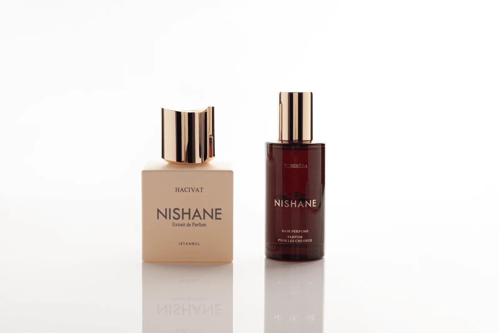 Nishane Hacivat Extrait De Parfum Gift Set (100 ml   Tuberoza Hair Perfume 50 ml)
