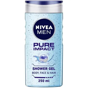 Nivea Pure Impact Shower Gel For Men  - 250 ml