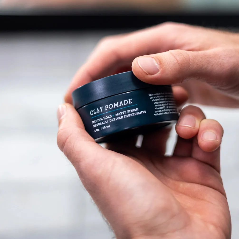 Oars   Alps Matte Clay Pomade with Kaolin   Bentonite Clay 2.4 oz.