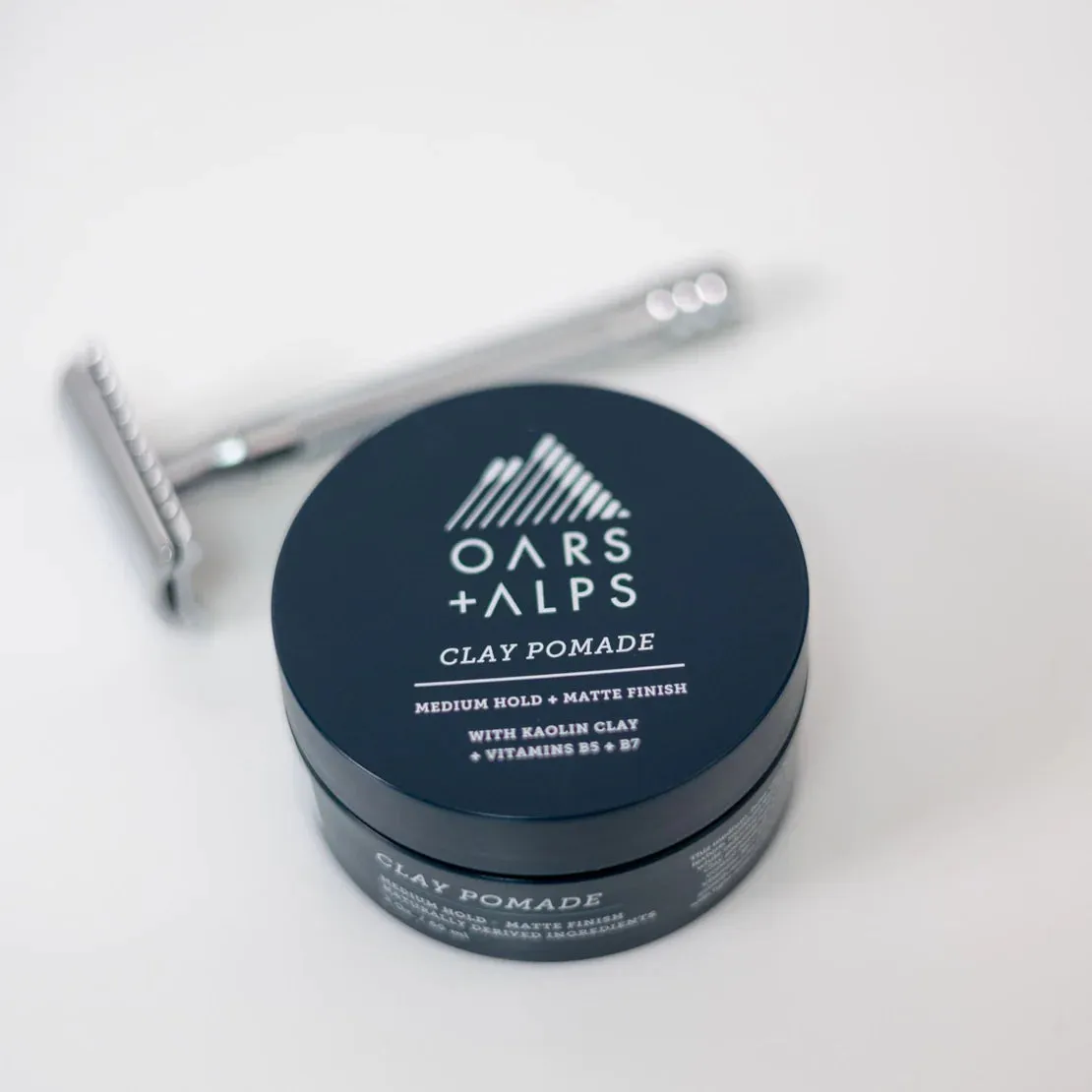 Oars   Alps Matte Clay Pomade with Kaolin   Bentonite Clay 2.4 oz.