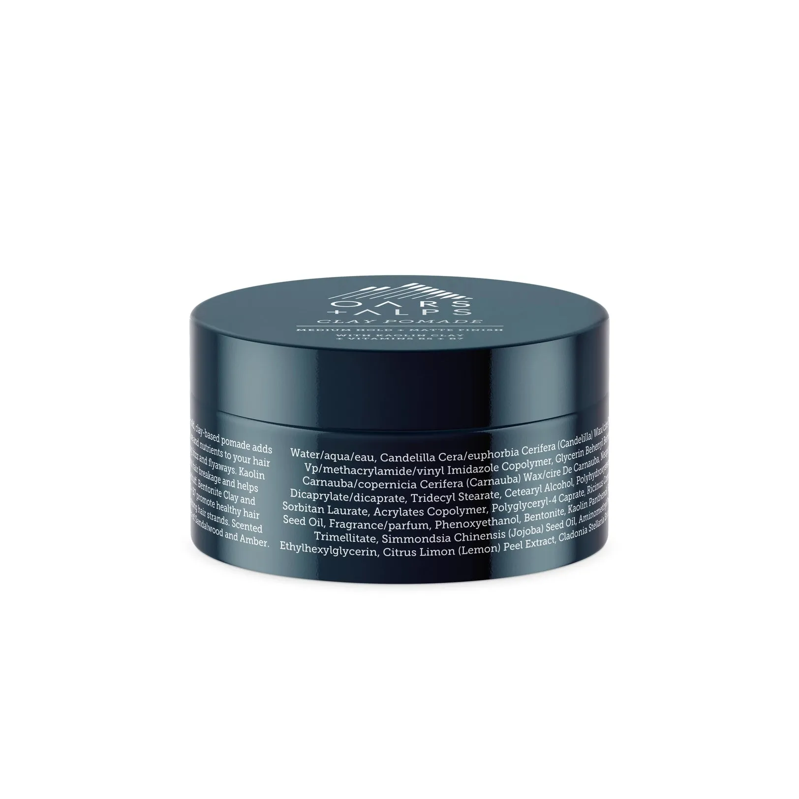 Oars   Alps Matte Clay Pomade with Kaolin   Bentonite Clay 2.4 oz.