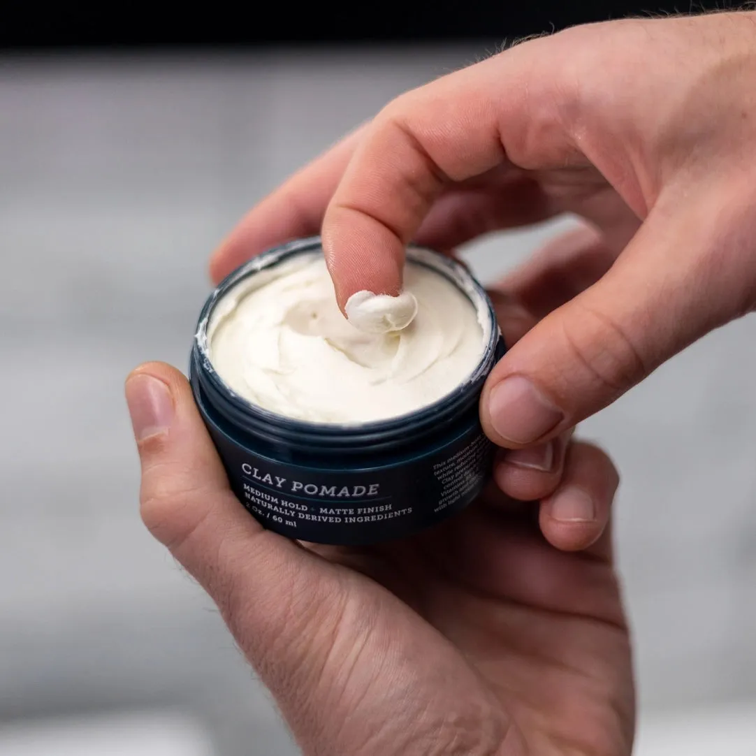 Oars   Alps Matte Clay Pomade with Kaolin   Bentonite Clay 2.4 oz.