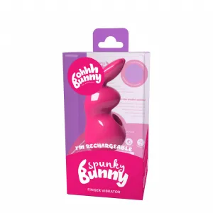 Ohhh Bunny Spunky Bunny Finger Vibrator - Pretty in Pink
