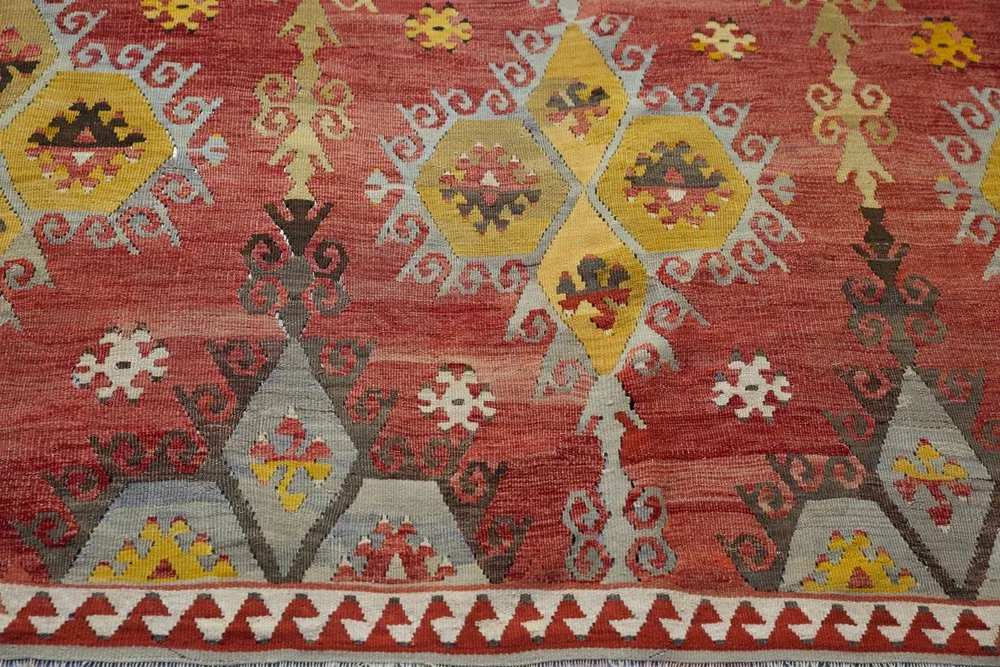 Old Sivas Sarkisla Kilim 8.2ftx11.10ft
