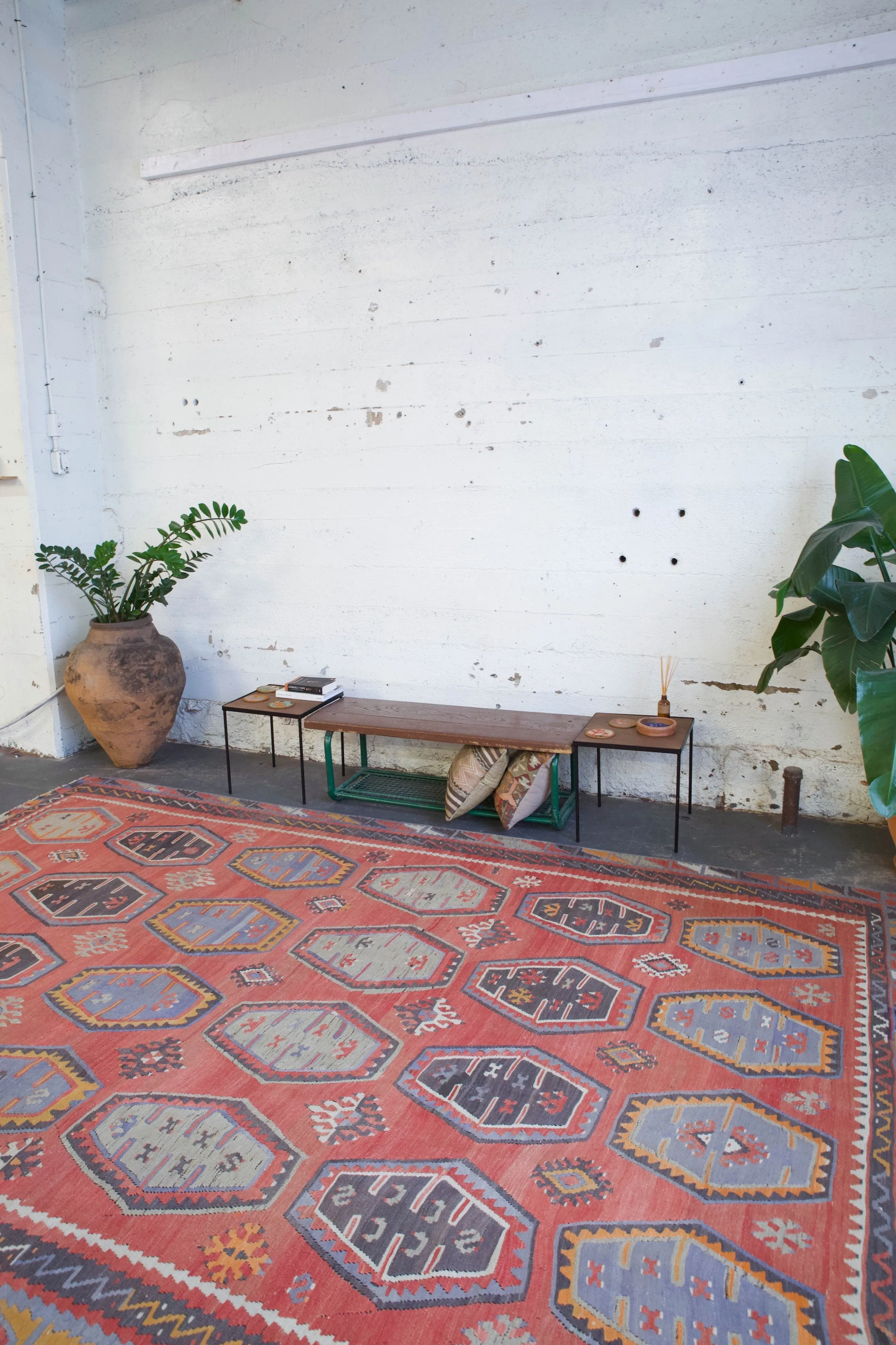 Old Sivas Sarkisla Turkish Kilim Rug