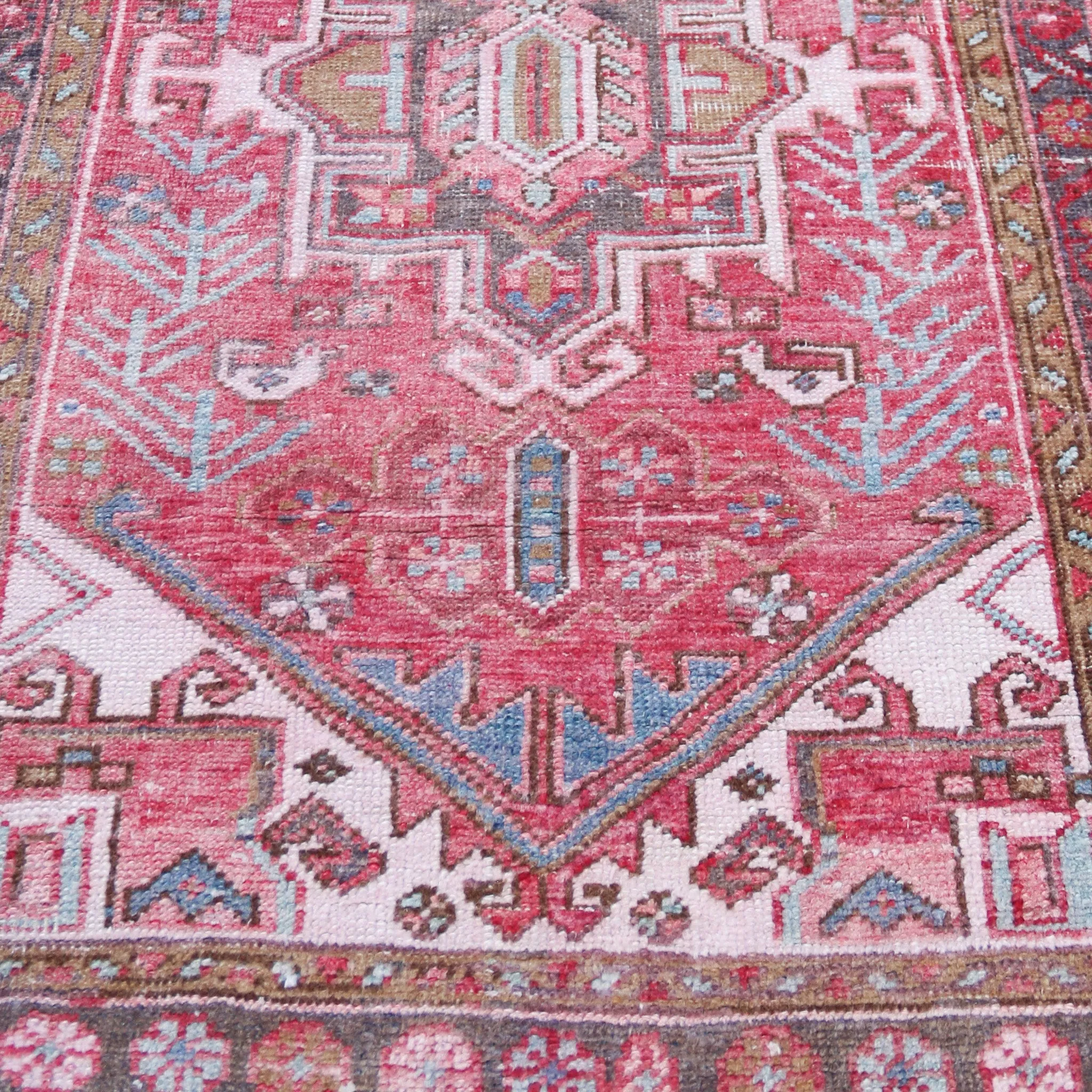 ON HOLD MA35 Handwoven Vintage Rug 3’2x10'4