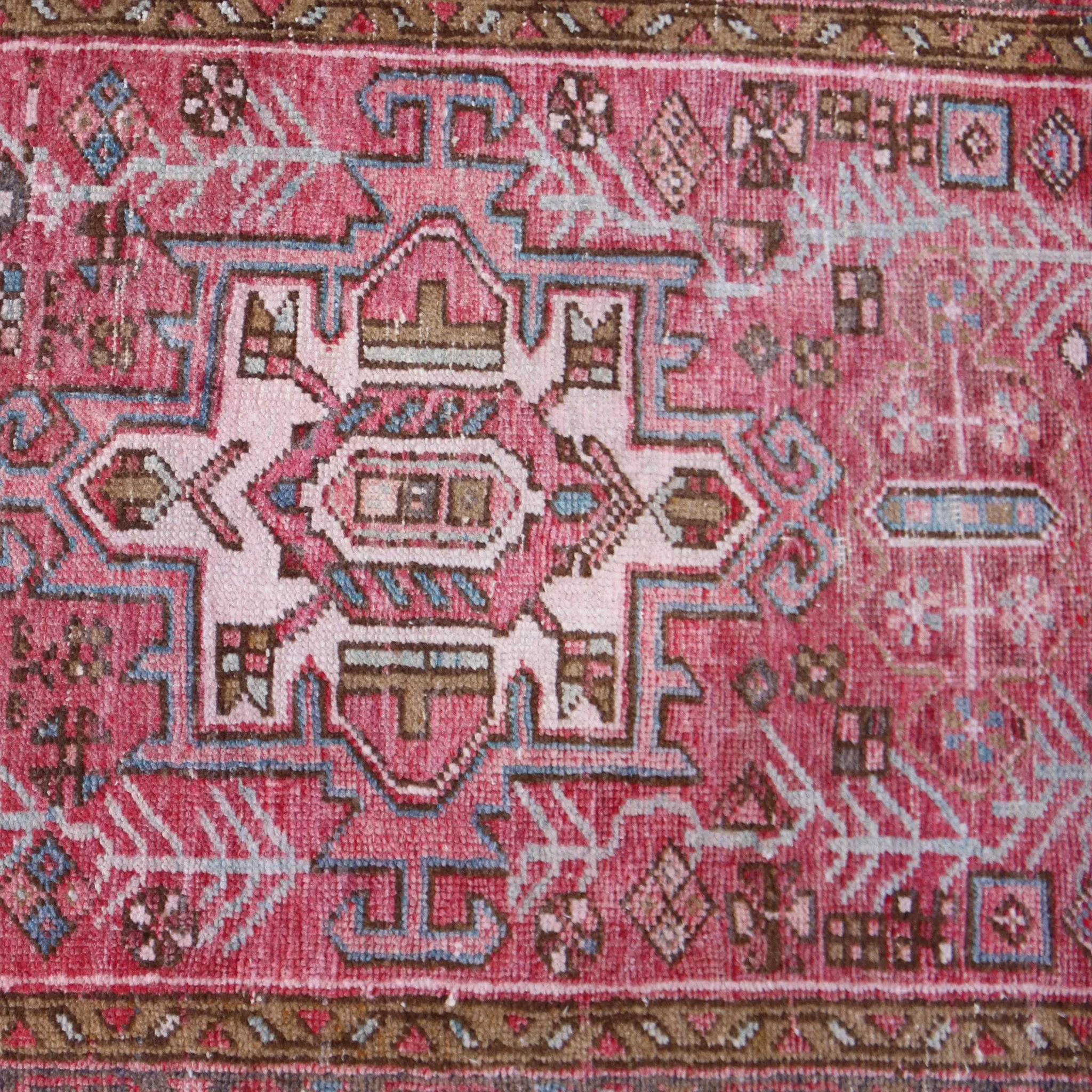 ON HOLD MA35 Handwoven Vintage Rug 3’2x10'4