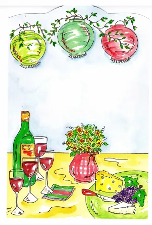 OUTDOOR TABLE - BLANK INVITATION