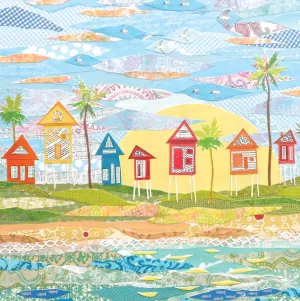 Paper Cocktail Napkin, 40 count, Fun in the Sun,4nc7029
