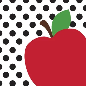 Paper Luncheon Napkin, 20 count, Teacher's Apple,4nl6441