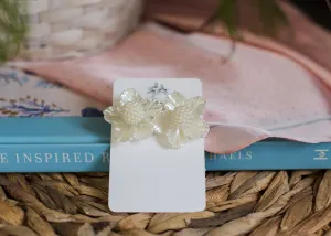 Pearl Floral Earrings