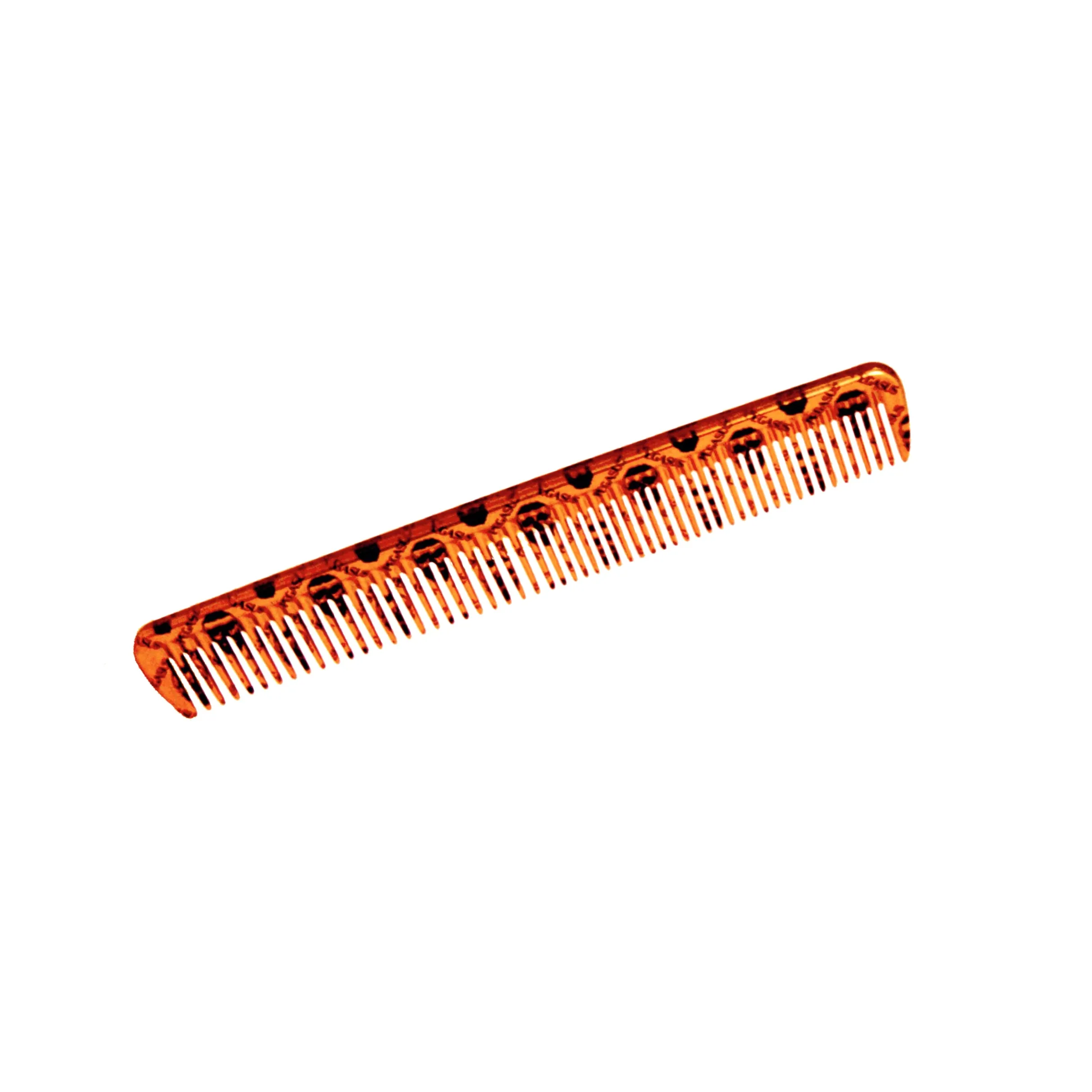Pegasus Skulleto 202, 7in Hard Rubber Hair Detangling/Trimmer Course Tooth Comb,  Seamless, Smooth Edges, Anti Static, Heat and Chemically Resistant, Everyday Grooming Comb | Peines de goma dura - Gold