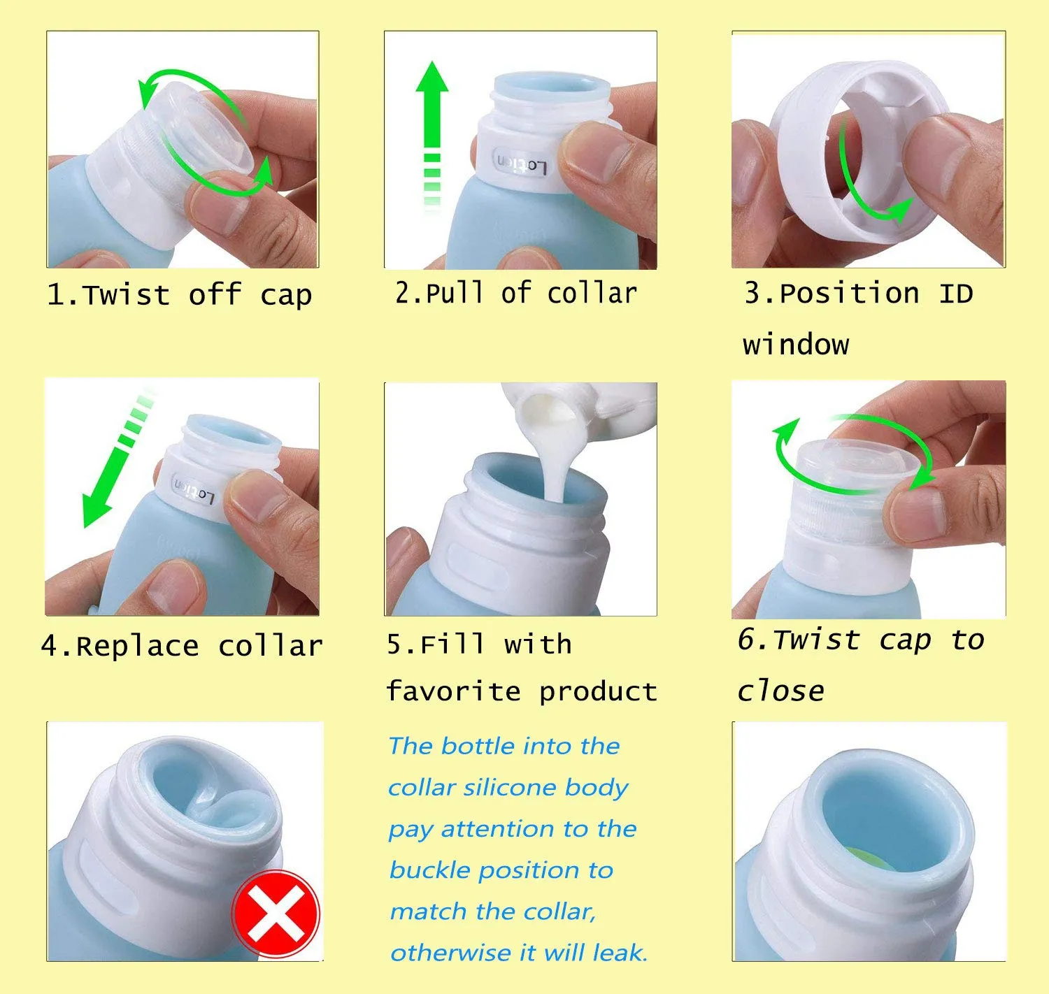 Penguin Travel Bottles