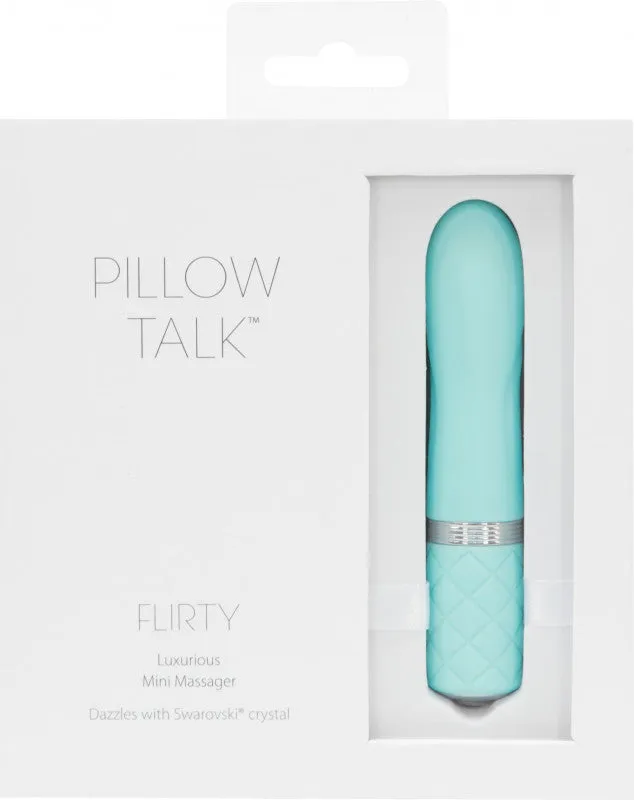 Pillow Talk Flirty Vibe  With Swarovski Crystal - Teal