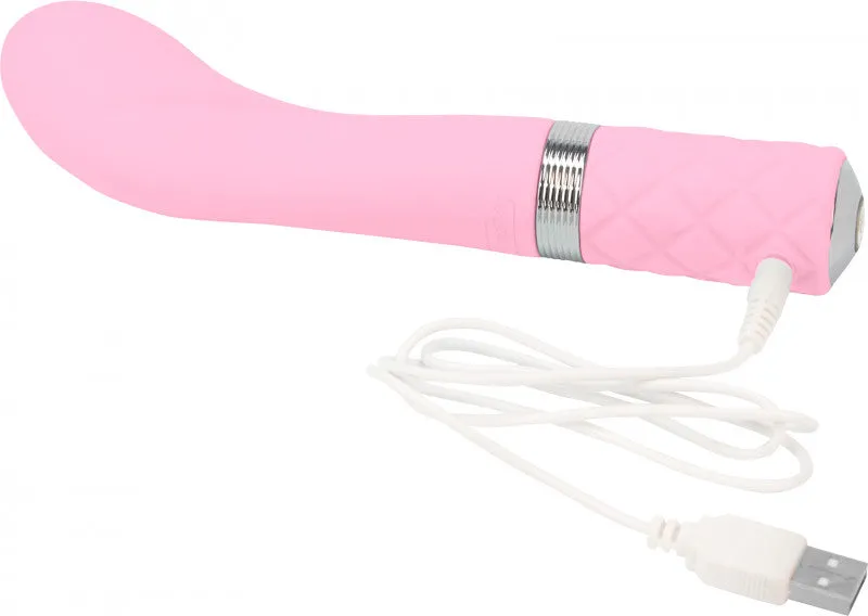 Pillow Talk Sassy G-Spot Vibe  With Swarovski Crystal - Pink