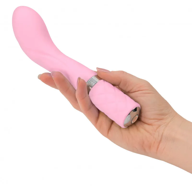 Pillow Talk Sassy G-Spot Vibe  With Swarovski Crystal - Pink