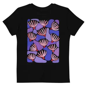 Pink Flowers - Kid's Organic Cotton T-Shirt