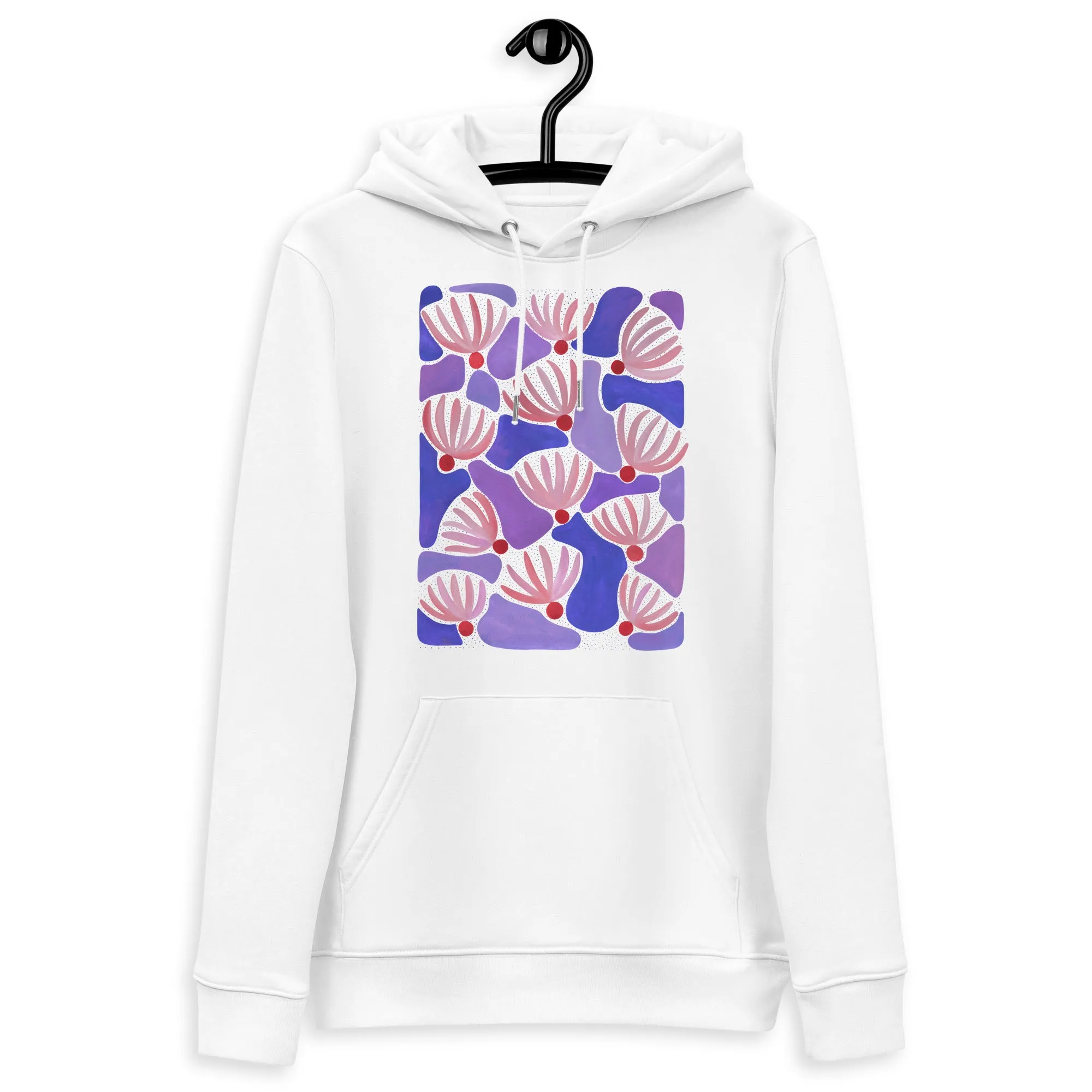 Pink Flowers - Unisex Eco Hoodie