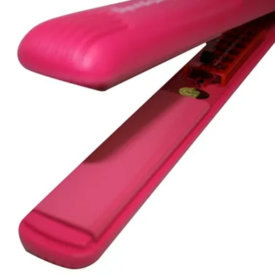 Pink- Tourmaline Plate Hair Straightener 1"