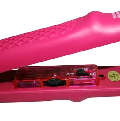 Pink- Tourmaline Plate Hair Straightener 1"