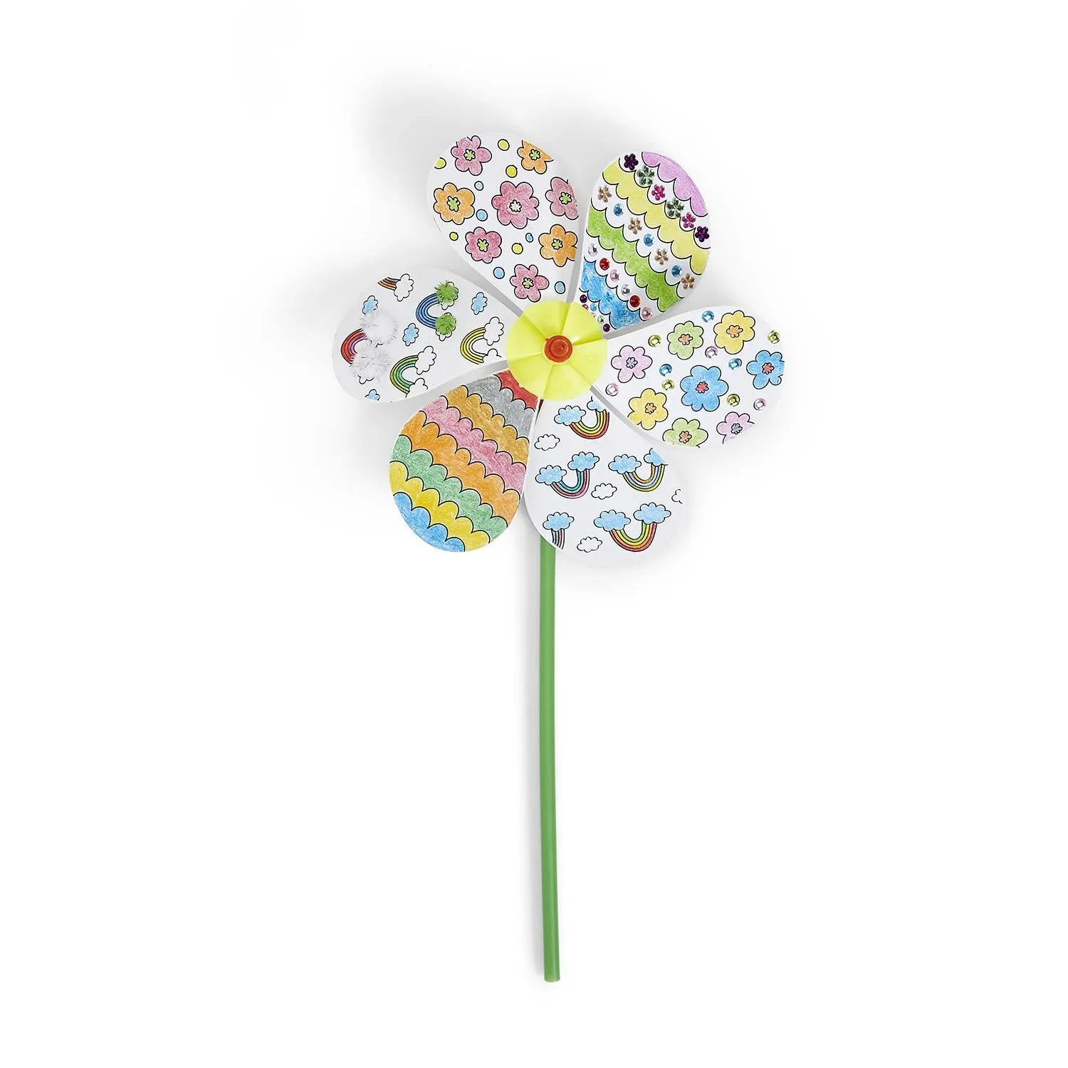 PINWHEEL FLOWERS: DIY