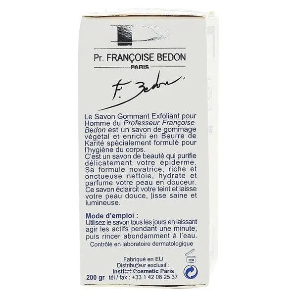 Pr.Francoise Bedon Scrubbing Exfoliating Soap Shea Butter for Man 200g