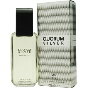 QUORUM SILVER by Antonio Puig 3.3 / 3.4 oz EDT For Men NEW IN BOX