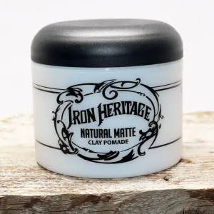 "Natural Matte Clay Pomade" by Iron Heritage