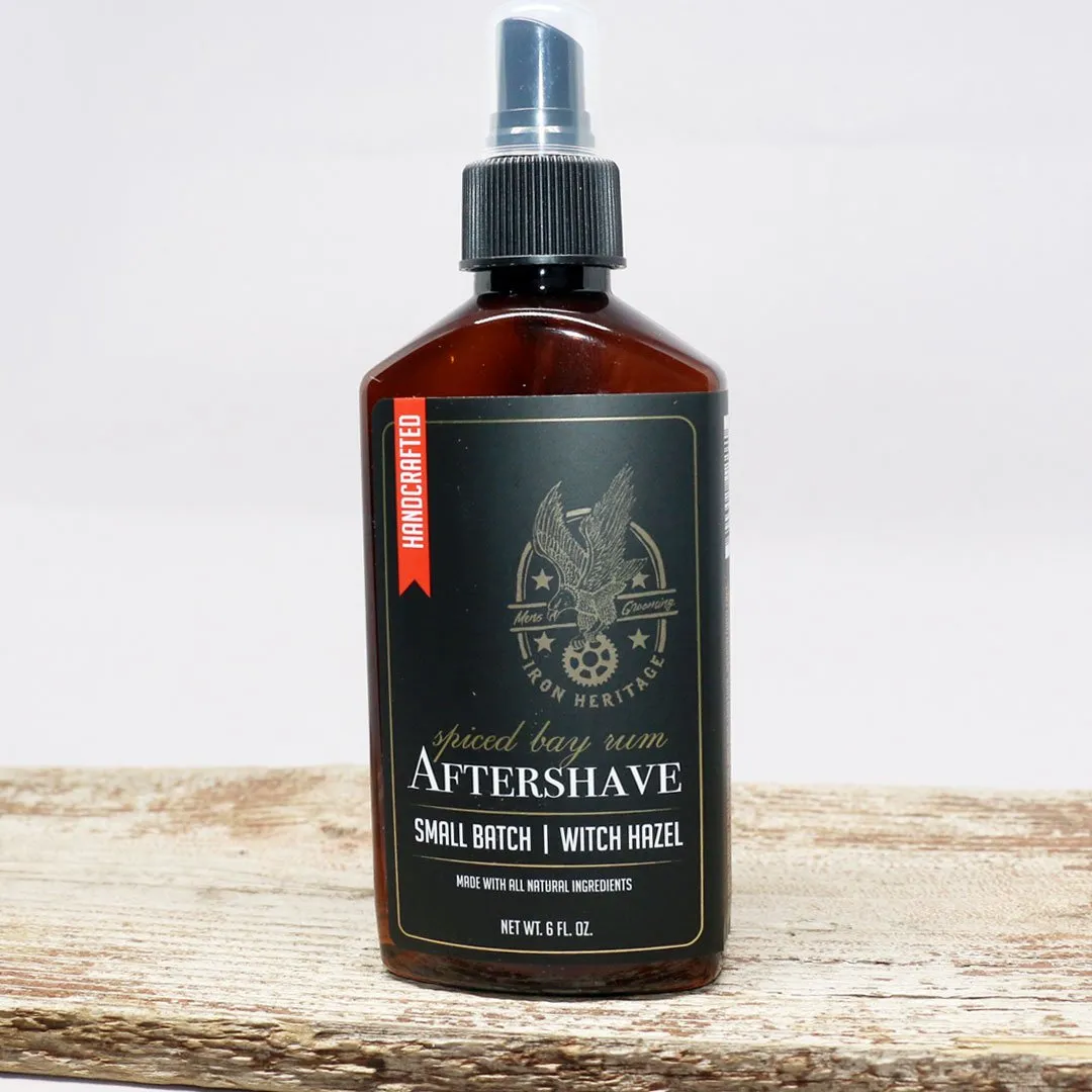 "Premium Spiced Bay Rum Aftershave - 6 oz." by Iron Heritage