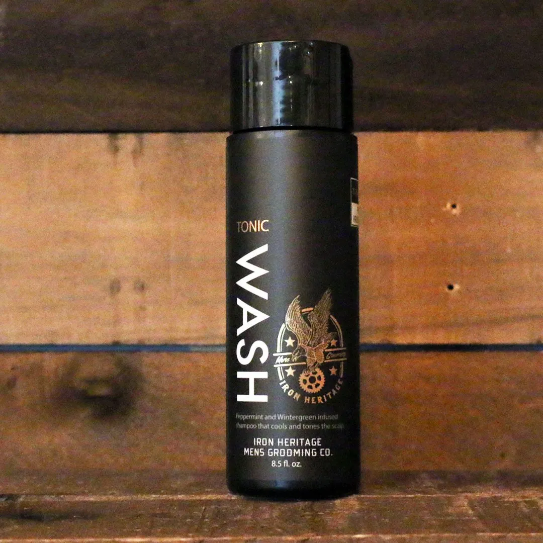 "Premium Tonic Wash Shampoo" by Iron Heritage