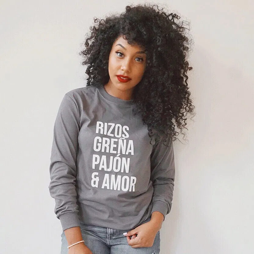 Rizos, Greña, Pajón & Amor T-Shirt