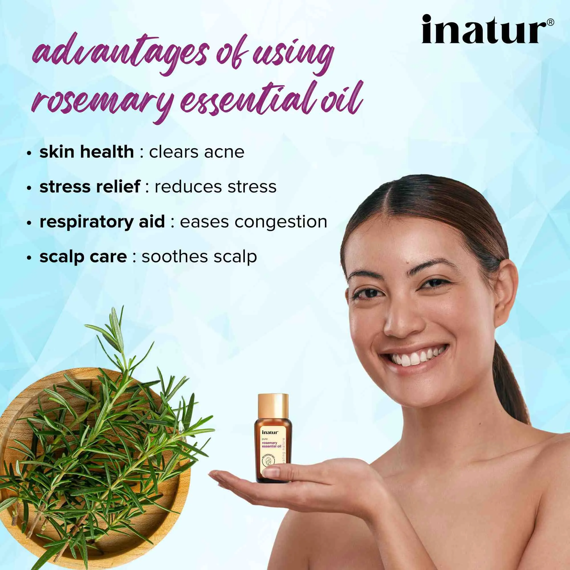 Rosemary Pure Essential Oil - 12ml