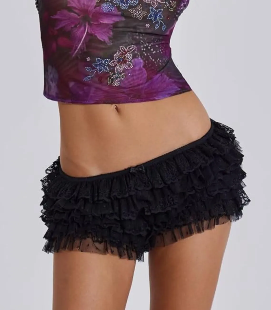 Ruffled Lace Short