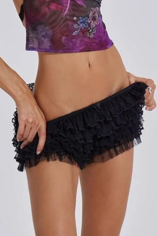 Ruffled Lace Short
