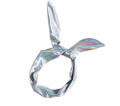 SFglow Holo Hair Twist Tie Hair Wrap