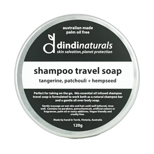 shampoo travel soap 120g - tangerine, patchouli   hempseed
