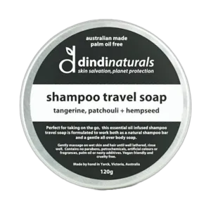 shampoo travel soap 120g - tangerine, patchouli   hempseed