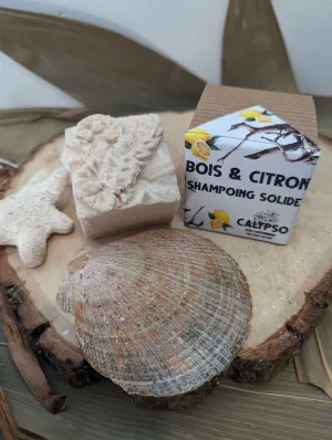 Shampooing solide - bois et citron shampoo bar