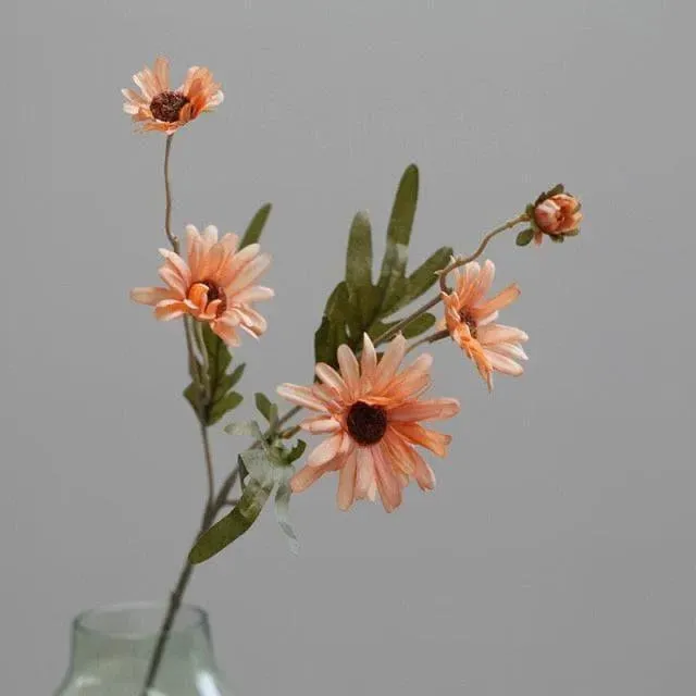 Silk Daisy Dandelion Ball Artificial Flowers