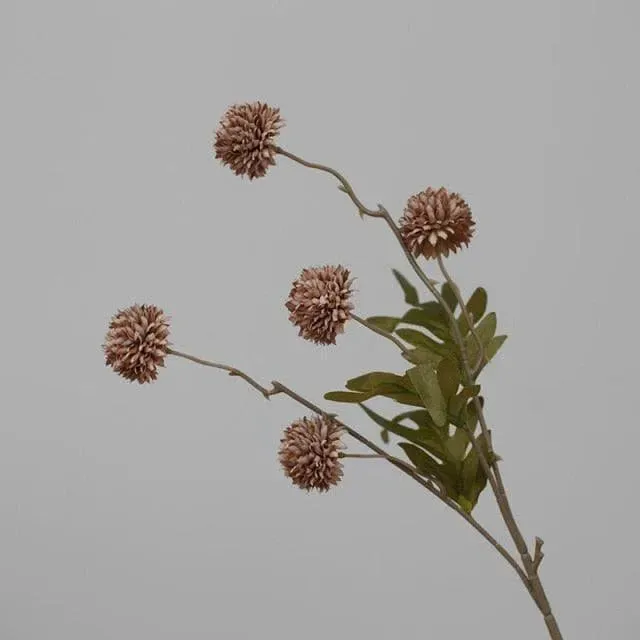 Silk Daisy Dandelion Ball Artificial Flowers