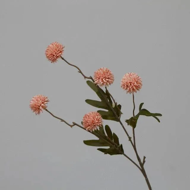 Silk Daisy Dandelion Ball Artificial Flowers