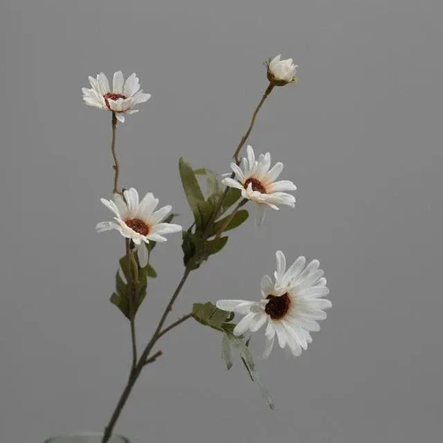 Silk Daisy Dandelion Ball Artificial Flowers