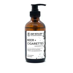 Soap Distillery - Hand & Body Wash (Beer   Cigarettes)