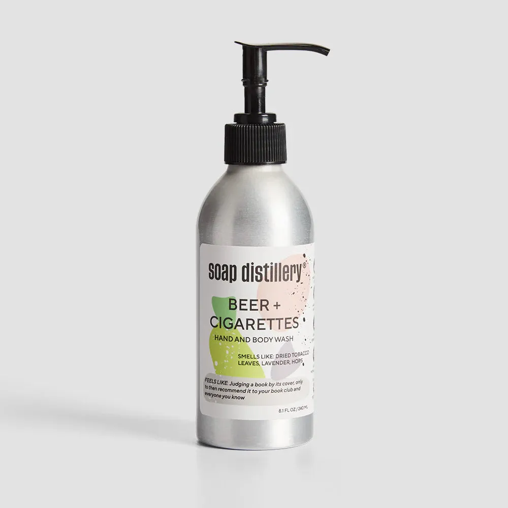 Soap Distillery - Hand & Body Wash (Beer   Cigarettes)