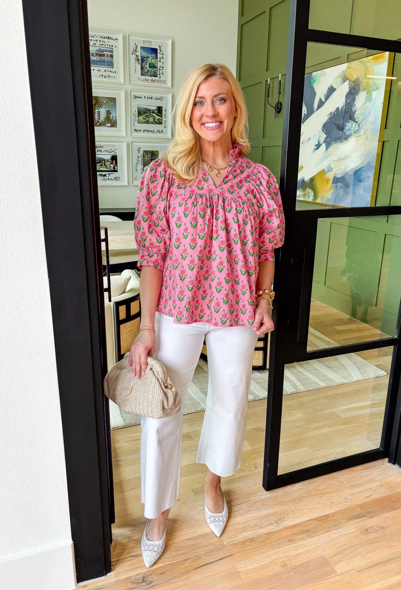 Spring Charm Floral Top