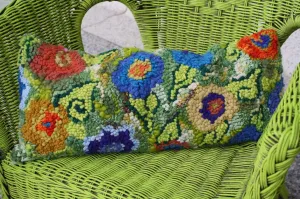 Spring Flowers Pillow Top Kit 17" x 9"